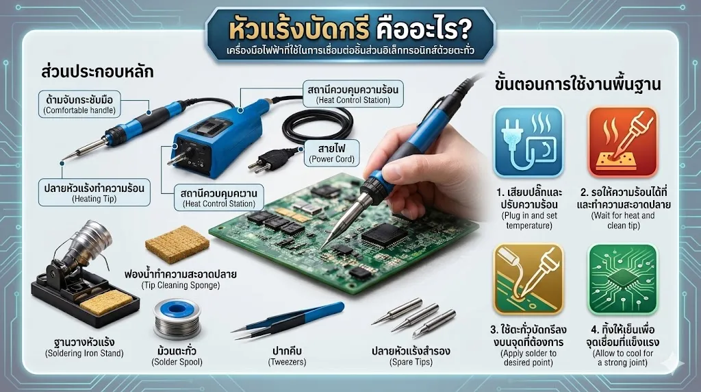 หัวแร้งบัดกรี คืออะไร