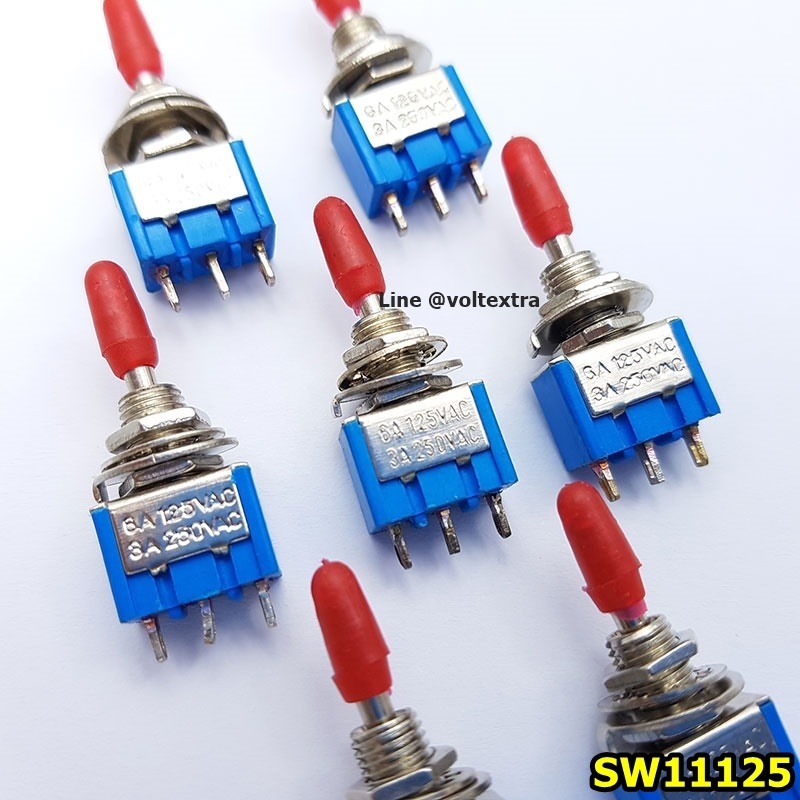 สวิทช์โยกเล็ก ON-OFF-ON 3 ขา