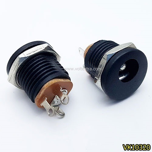 แจ็ค DC ติดแท่นกลม 2.5 mm