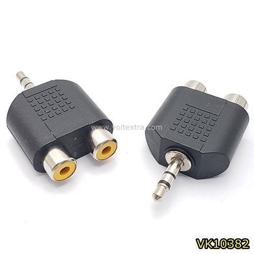 แจ็ค 3.5mm to RCA 2 ทาง ST