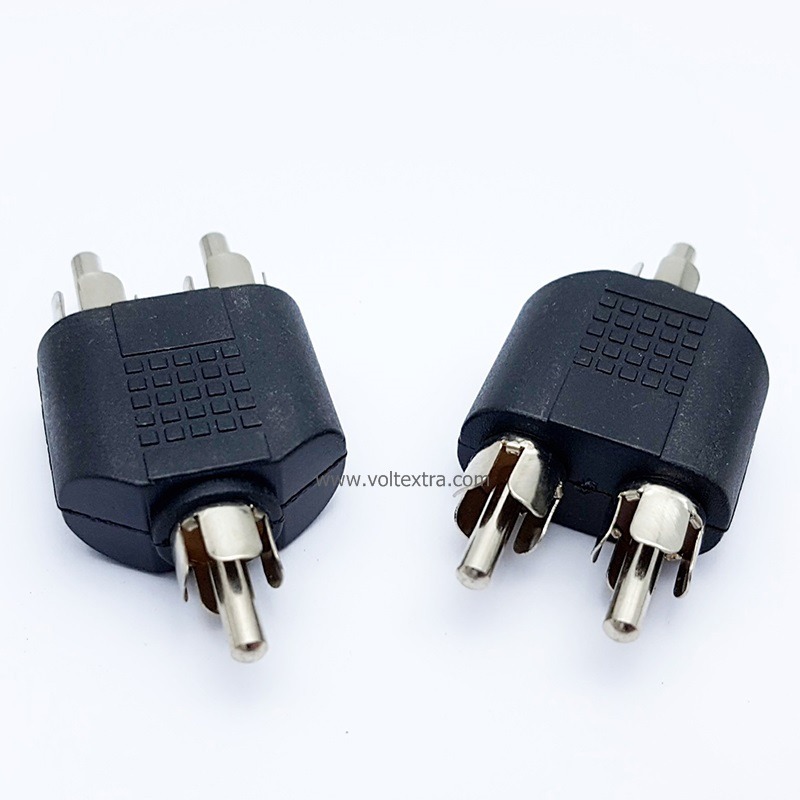 แจ็ค RCA ผู้ แปลงเป็น RCA ผู้ x2