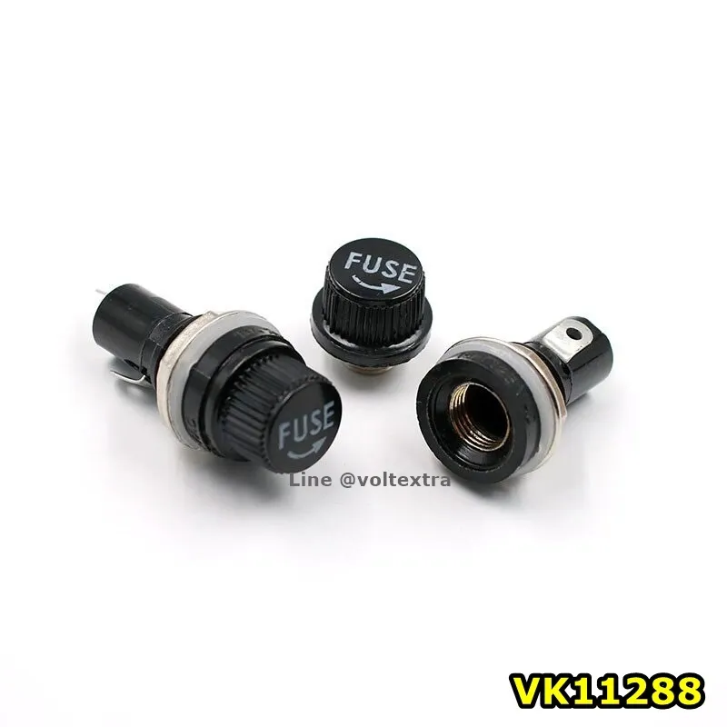 กระบอกฟิวส์ติดแท่นขนาด 20 ม.ม.