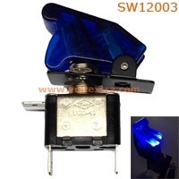 สวิทช์เครื่องบิน สีฟ้าใส