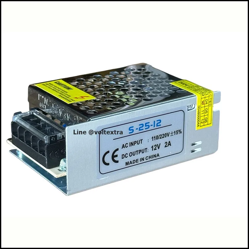 Switching 12V 2A กล่องเหล็ก