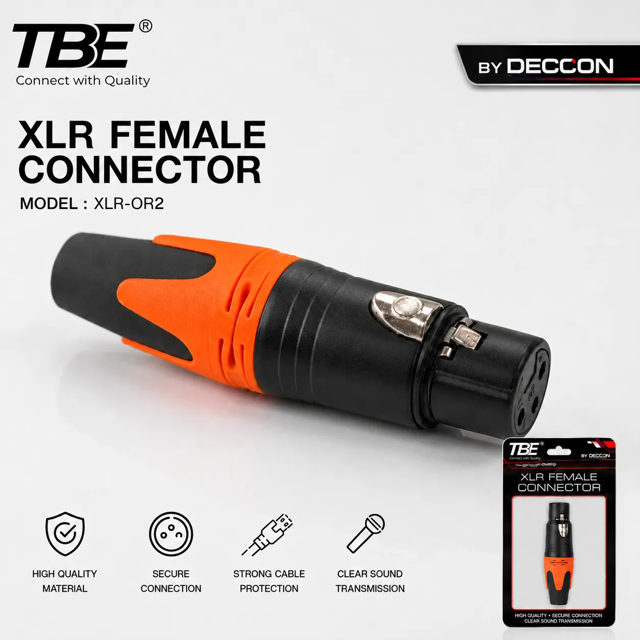 แจ็ค XLR ตัวเมีย TBE